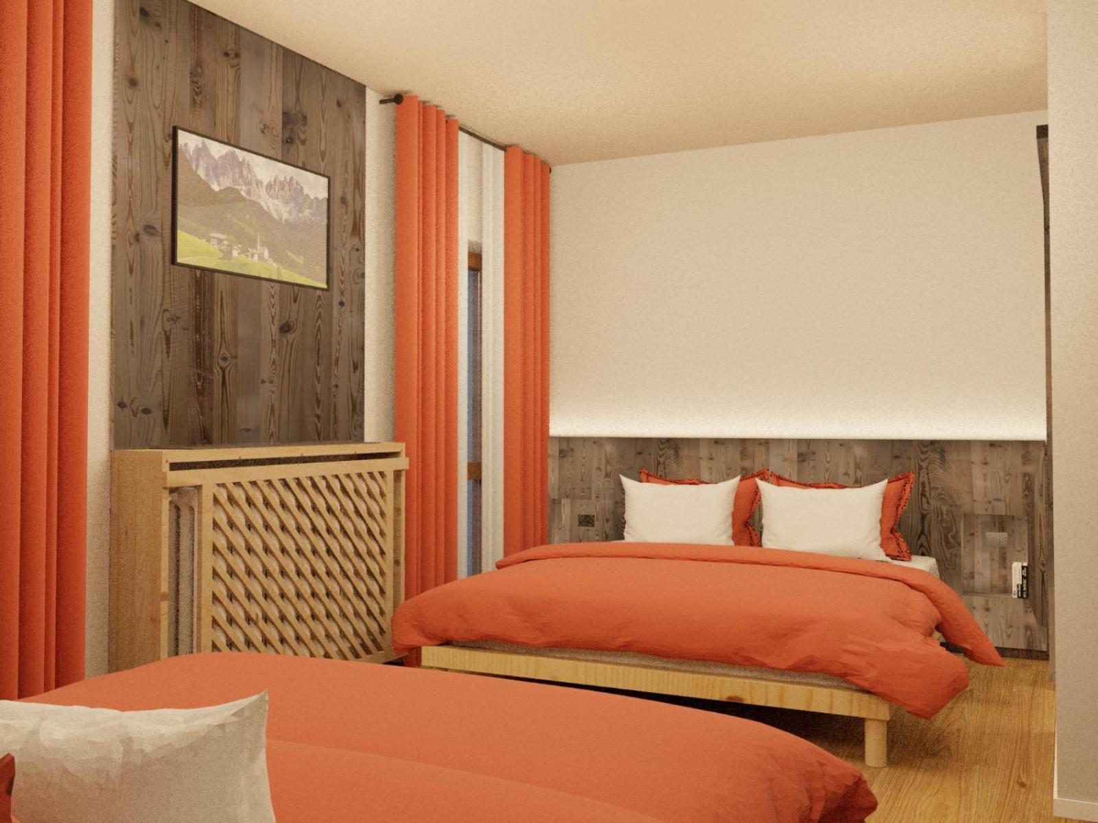 Vierpersoonskamer met Badkamer