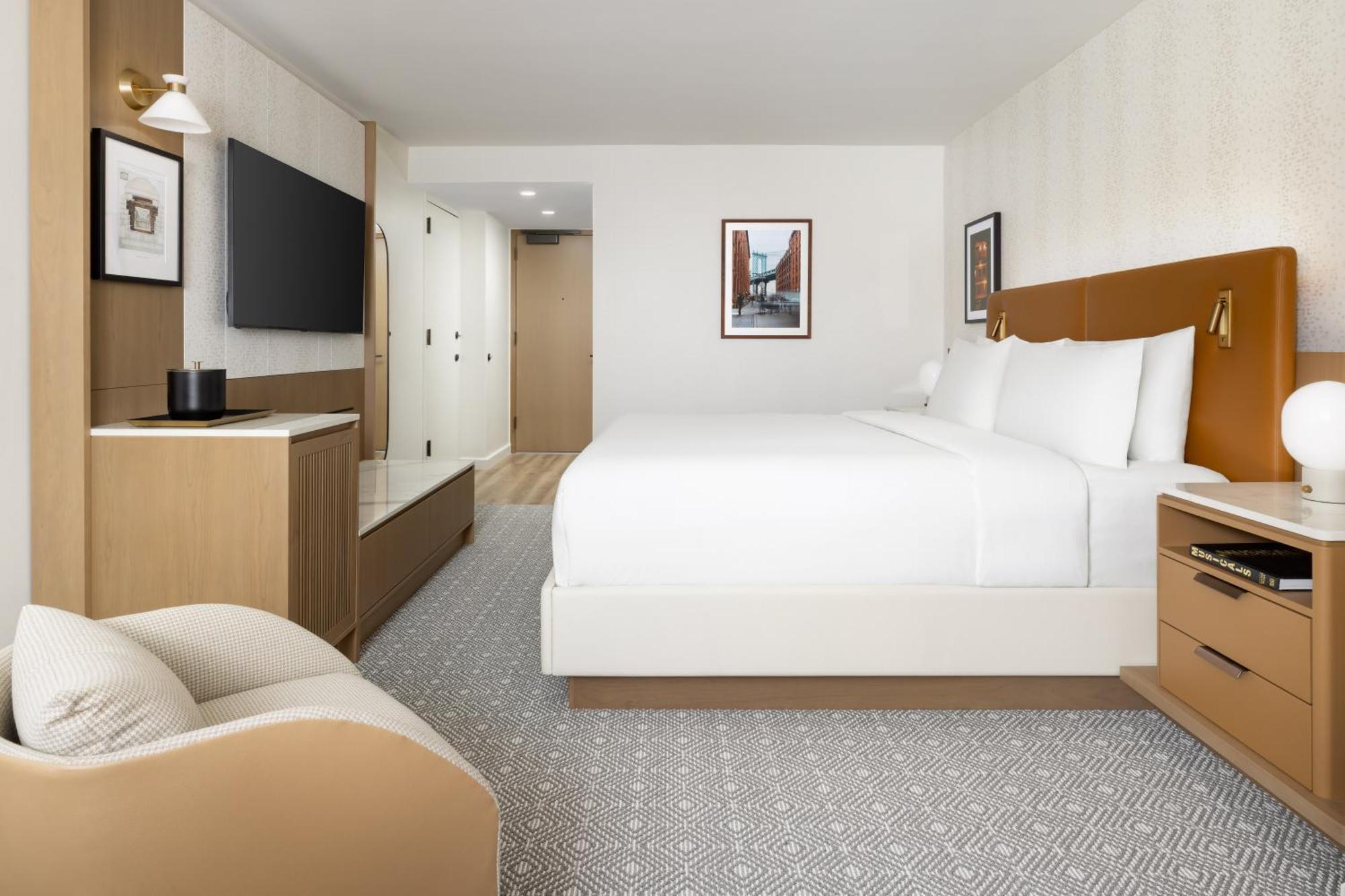 Zimmer mit Kingsize-Bett - Barrierefrei/befahrbare Dusche