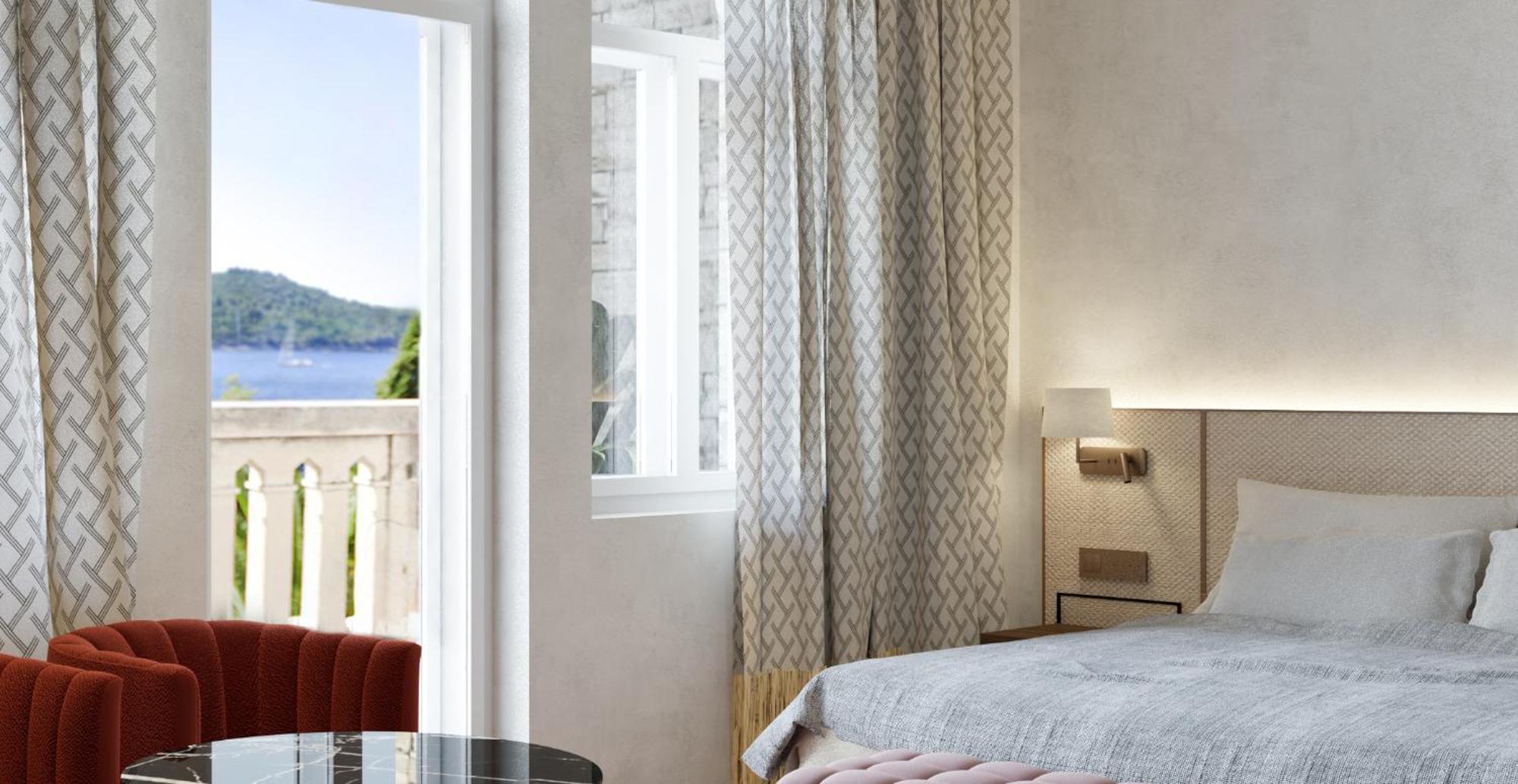Habitación Deluxe con balcón y vistas al mar