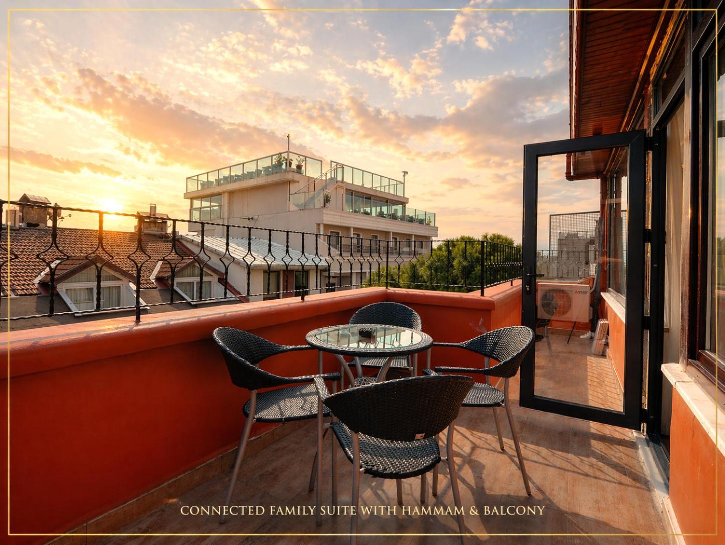 Connected Family Suite private Hammam Balcony