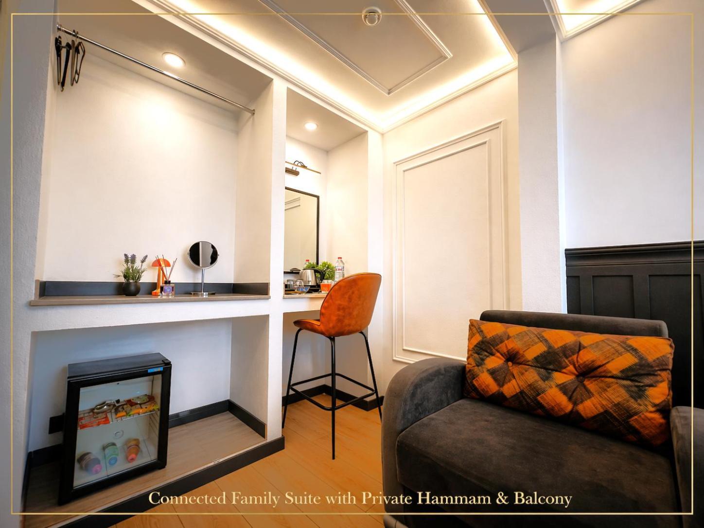 Connected Family Suite private Hammam Balcony