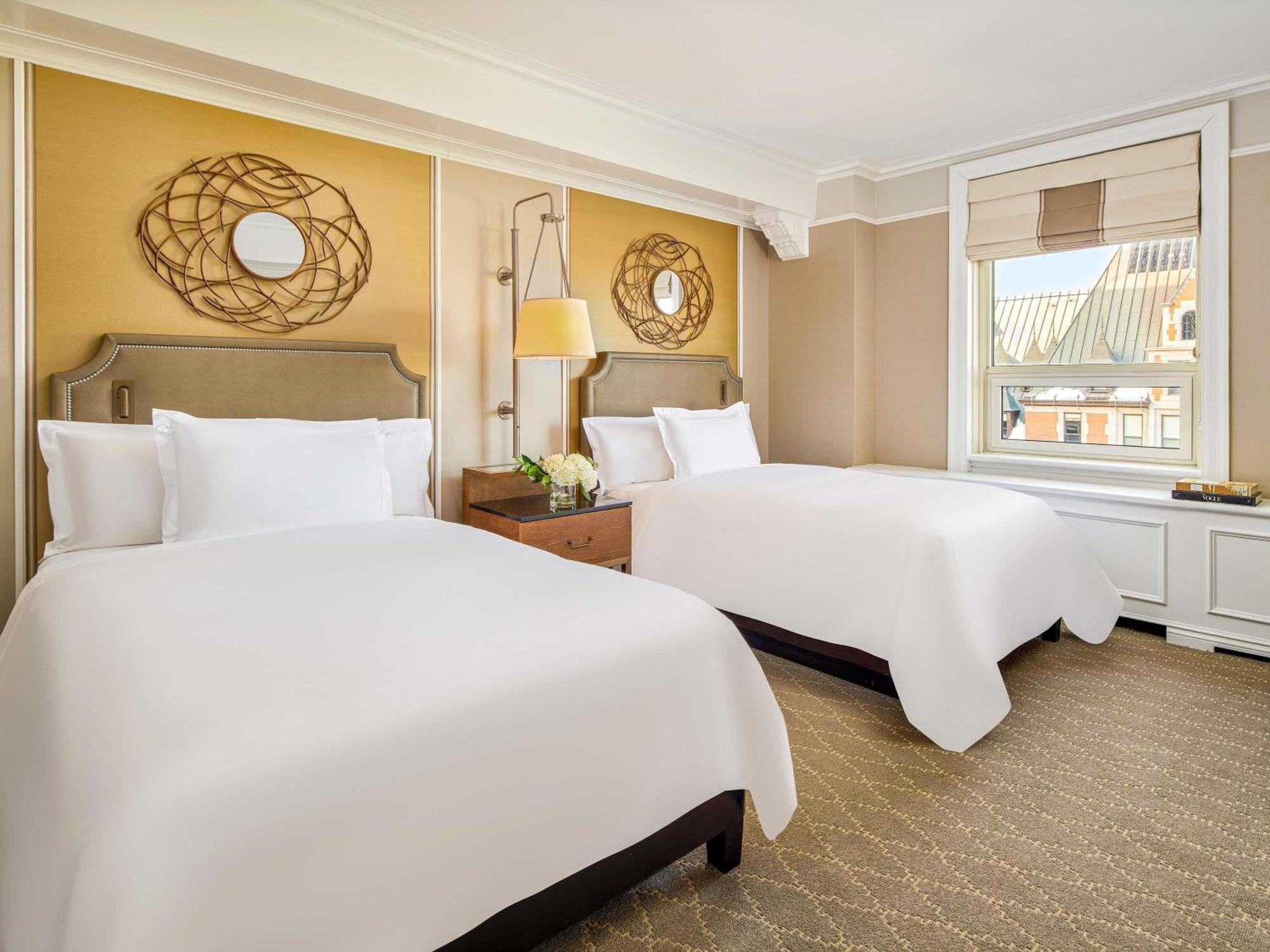 Deluxe Double Room Two Double Beds Courtyard View
