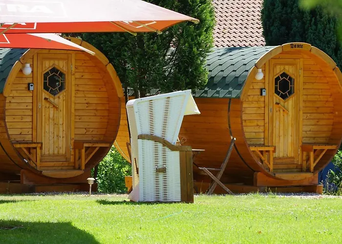 Barrel -schlafen im Fass