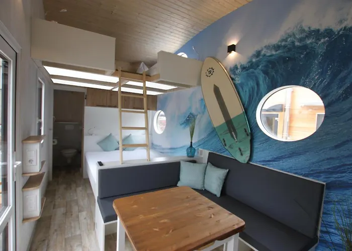 Tiny Wave Tiny House auf dem Campingplatz Strandgut
