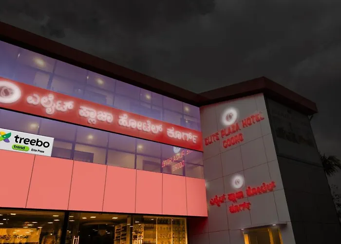 Treebo Elite Plaza, 700 Mtrs From Madikeri Fort