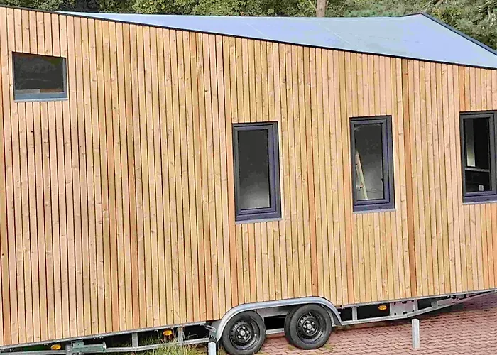 Tiny Haus Blanker Hans auf dem Campingplatz Strandgut