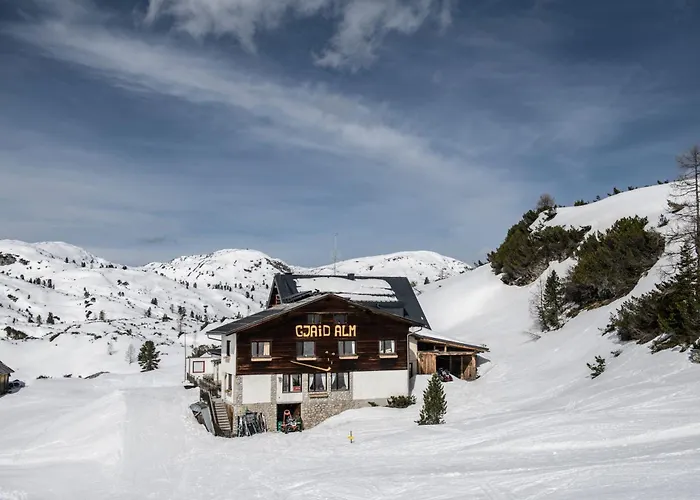 Hotel Gjaid-Alm 1739M Am Dachstein-Only Accessible By Cable Car Obertraun