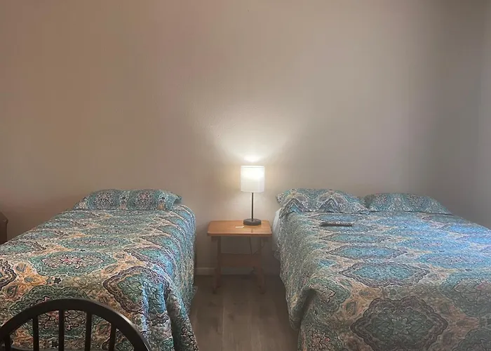 Alpine Lakeside Motel Room Backside