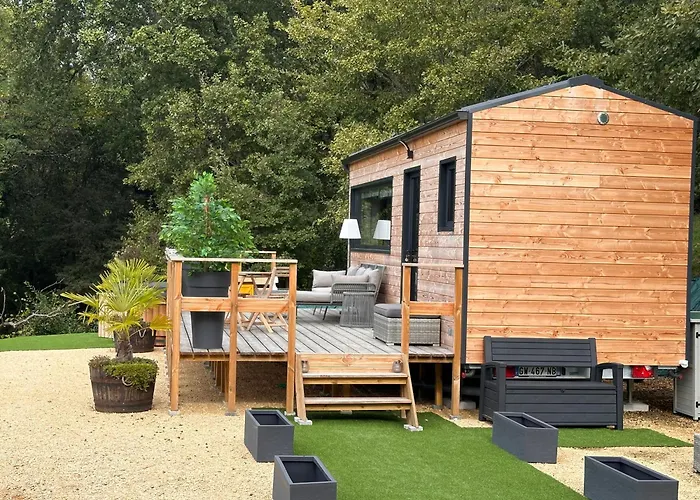 Tiny House Romantique Avec Bain Nordique