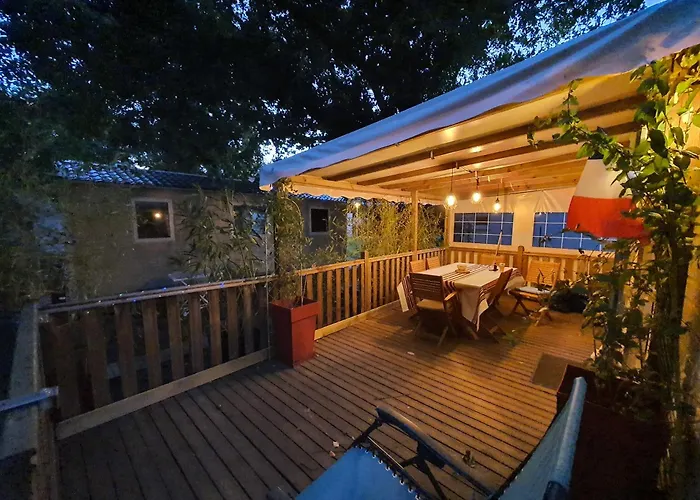 Mobil-Home 3 Chambres Climatise Sur Le Domaine 4 Etoiles Rivages Des Landes