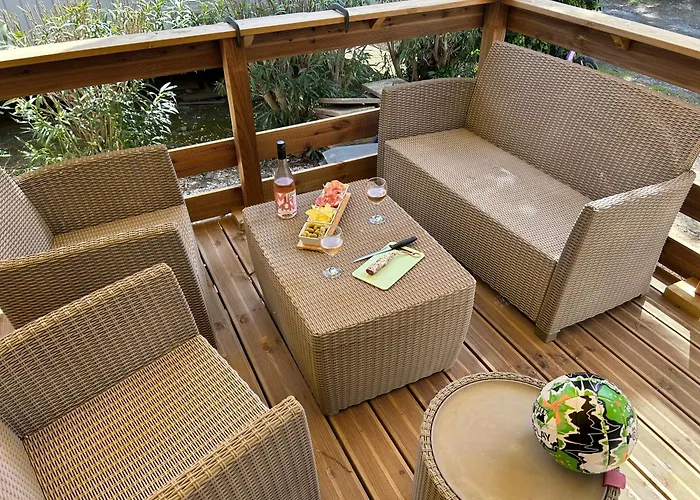 Mobile Home Sirene Luxe Camping Le Bosc 4 Etoiles 3 Chambres