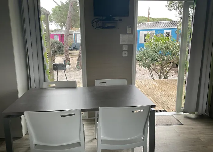 Menthalo 4 Etoiles La Presqu Ile Du Barcares Mobil Home 6 Pers Premium Climatise