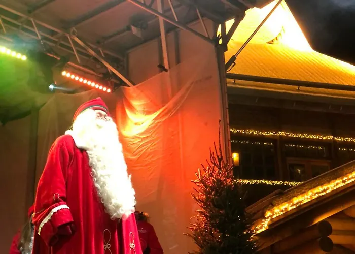 Santa Village Northern Lights Box