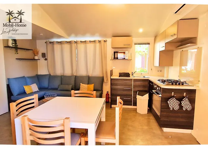 Le Casita Des Eucalyptus, Mobil-Home 3 Chambres Aux Sables Du Midi A Valras-Plage