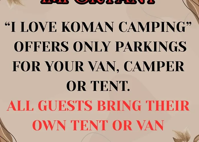 I Love Koman Camping