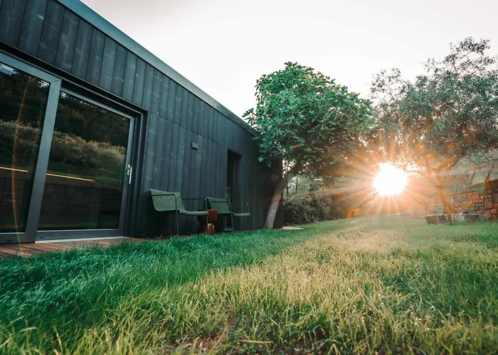 Private Olive Glamping With Tiny House And Two Tents