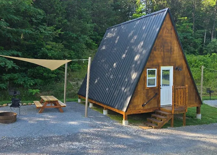 Cozy Coyote A-Frame Tiny Cabin