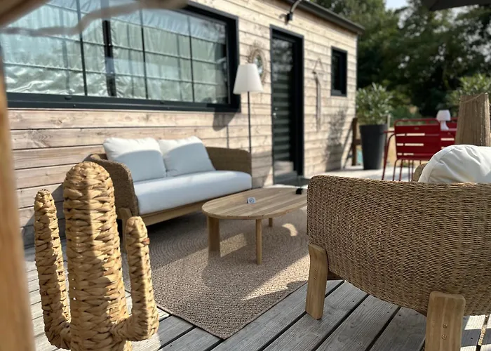 Tiny House Romantique Avec Bain Nordique