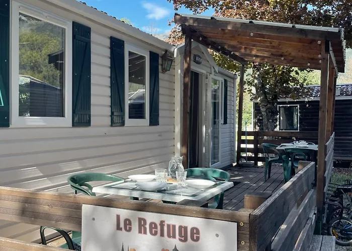 Le Refuge, Mobil-Home 3 Chambres Avec Climatisation
