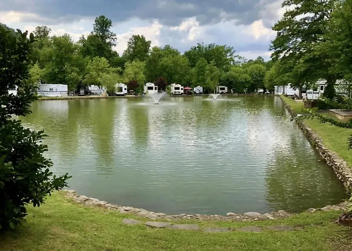 Crofty Bear - Empty Rv Camping Lot In Gatlinburg