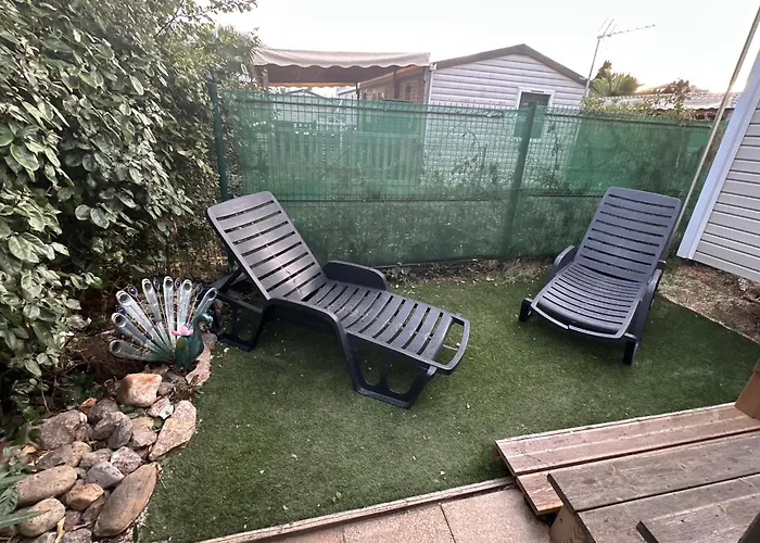 Mobil-Home Climatise De 40M2 A 800M De La Plage