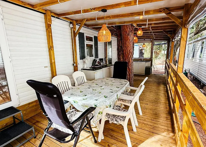 Chalets With Kitchen Outside At Camping Lei Suves - Joycasa