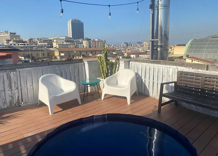 Tiny Nest Over Naples, Private Panoramic Terrace