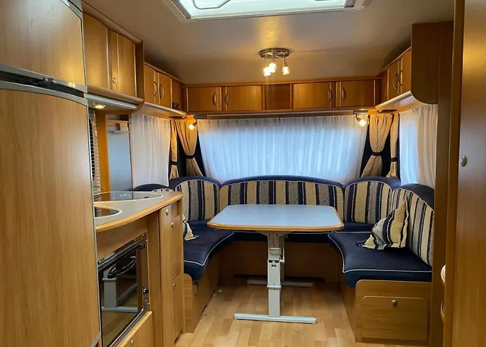 Private Trailer Caravan Near Bergen - No Shower Not Camping