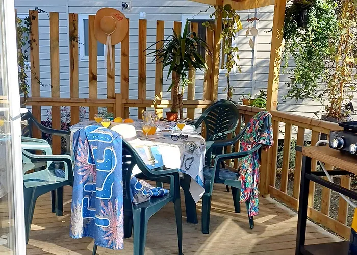Mobil-Home Climatise - Terrasse Et Portillon - Proche Ocean