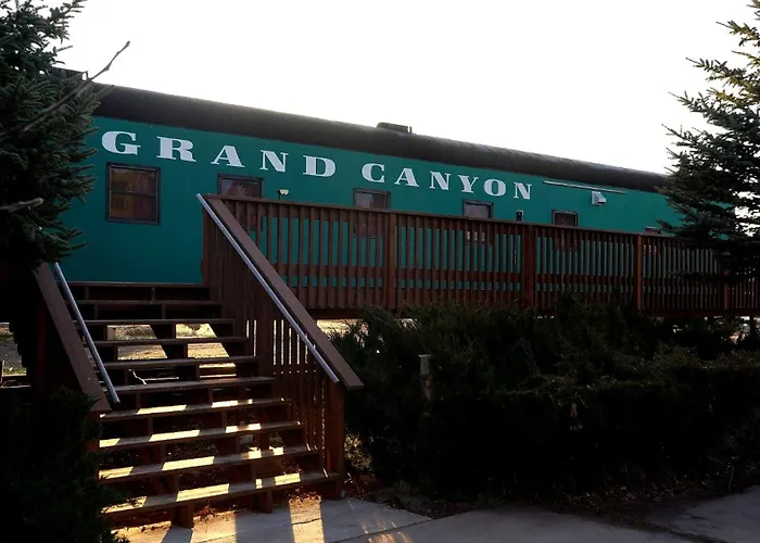 Historic Rail Car On Route 66