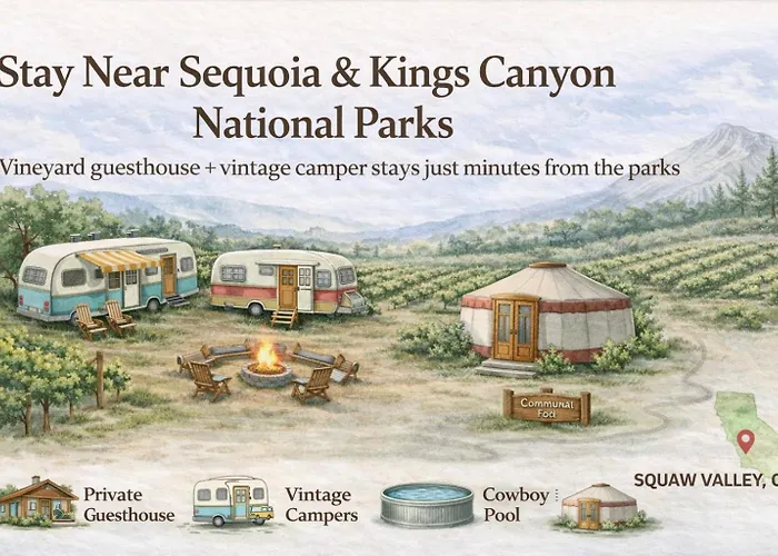 Fiona-Cozy Retro Camper By Sequoia & Kings Canyon