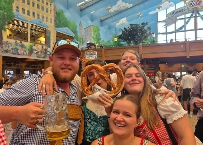 Beer Base-Camp 'Basic Package' Oktoberfest Camping, With Free Welcome Beer And Traditional Lederhosen-Dirndl Shop