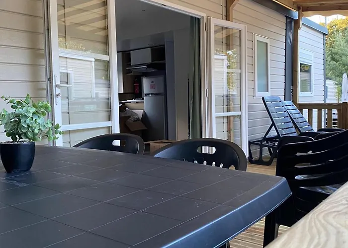 Mobilhome Proche Ocean, Piscine Chauffee