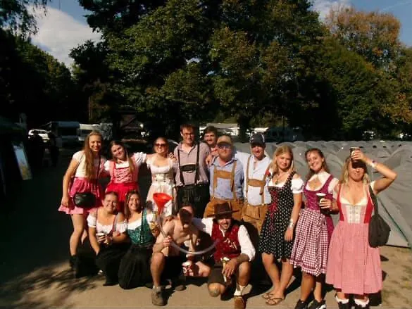 Beer Base-Camp 'Basic Package' Oktoberfest Camping, With Free Welcome Beer And Traditional Lederhosen-Dirndl Shop