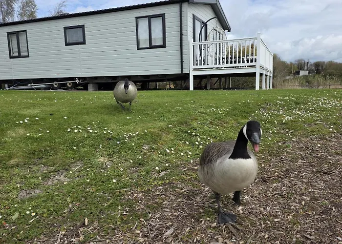 3Br Family Caravan Steps Away From Beach With Free Wifi, Smart Tv & Fishing Lake, Arcades