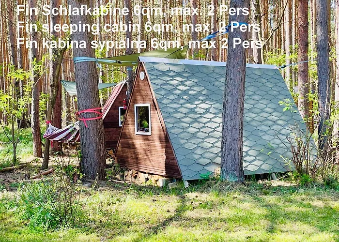 GRÜNZEIT Caravanübernachtungen und einfache Hütten im Wald