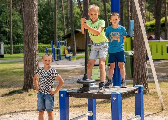 Luxe Chalet Voor Gezinnen In Familiepark Goolderheide Met Openlucht Zwembaden En Ruim Overdekt Terras 24M2