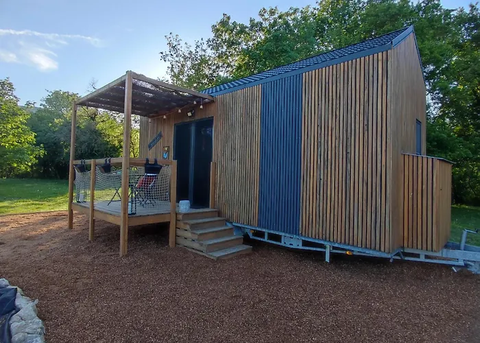 Tiny House Nature & Detente, Vercors, Terrasse, Vue Montagne