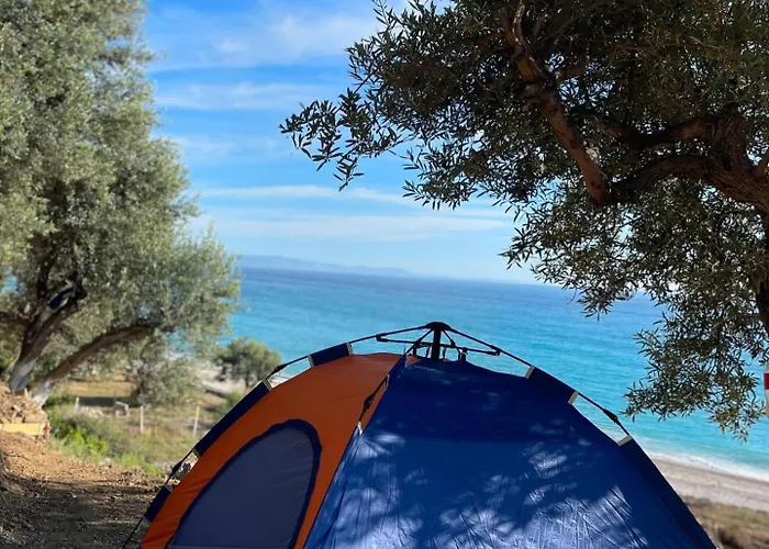 Blue Camping In Borsh, Vlore
