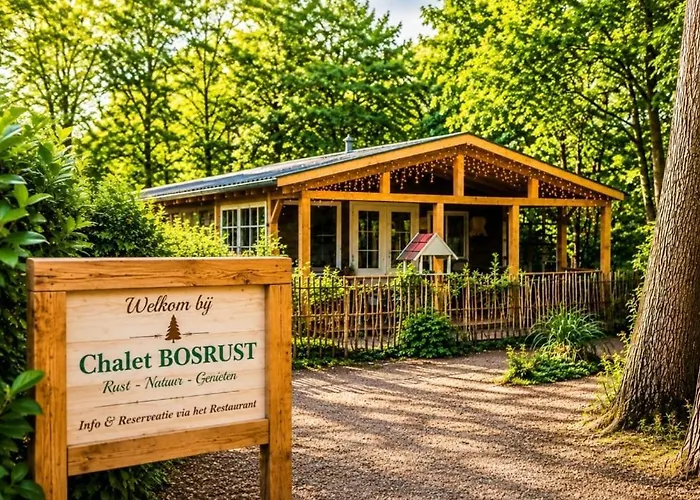 Chalet Bosrust Met Serre & Priveparking Natuur Nabij Maastricht
