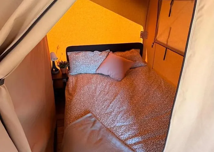 Glamping La Yurta Nel Verde Luxe Ingerichte 6Persoons Glamping Tent
