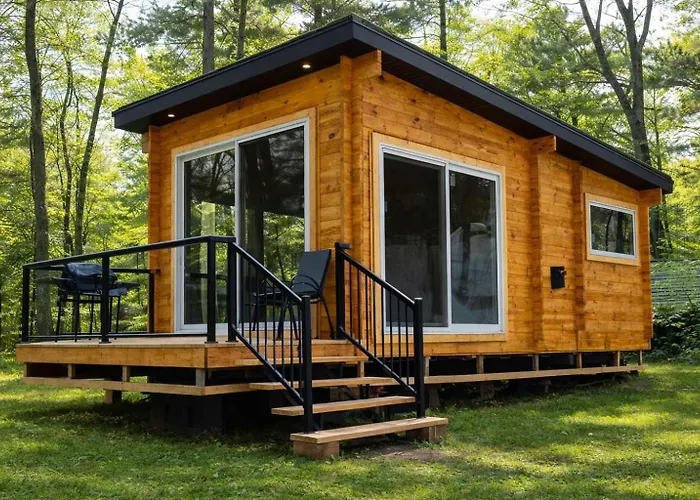 1-Bedroom Unique Eco Log Cabins In Parry Sound #101