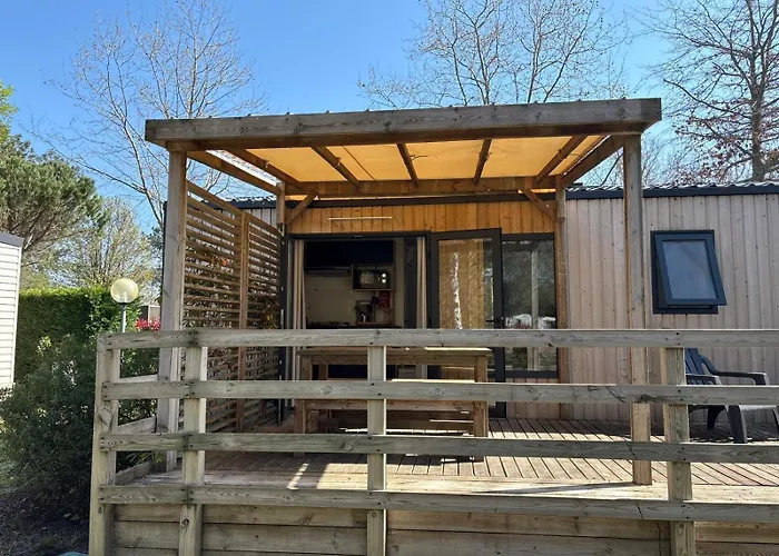 Mobil-Home Tout Confort Climatise 6P Camping Mayotte Vacances Acces Direct Lac De Biscarosse