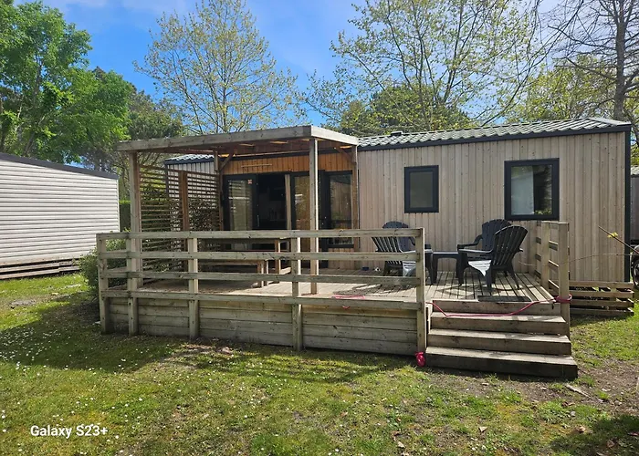 Mobil-Home Tout Confort Climatise 6P Camping Mayotte Vacances Acces Direct Lac De Biscarosse