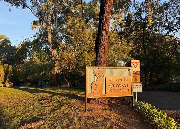 Corowa Caravan Park On The Murray River