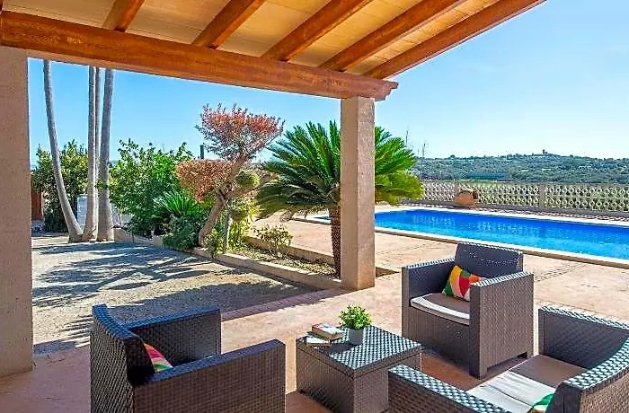 Vista Sol - Villa With Private Pool In Ariany. Free Wifi