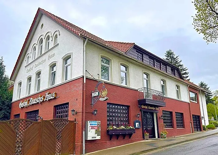 Hotel Deutsches Haus Mit Wlan Und Parkplatz, Hdz Und Kliniken In Der Naehe, Direkt An Der A2 Und A30 Gelegen