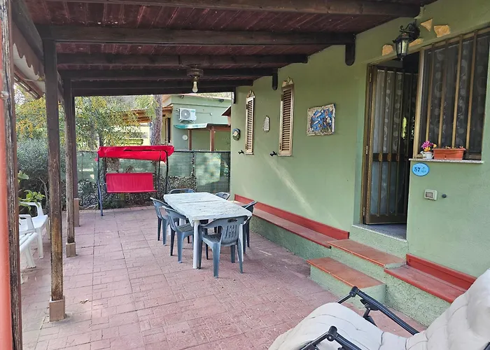 Bungalow Inside A Campsite