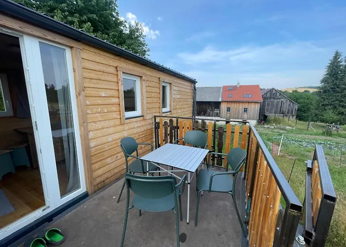 Tiny House auf dem Bauernhof in ruhiger Lage