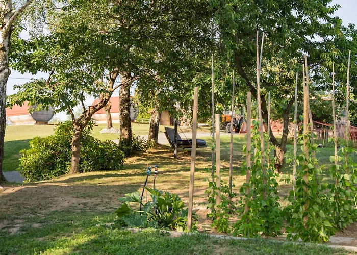 Panorama Schlaffässer am Kastanien- und Heidelbeerhof - Südsteiermark